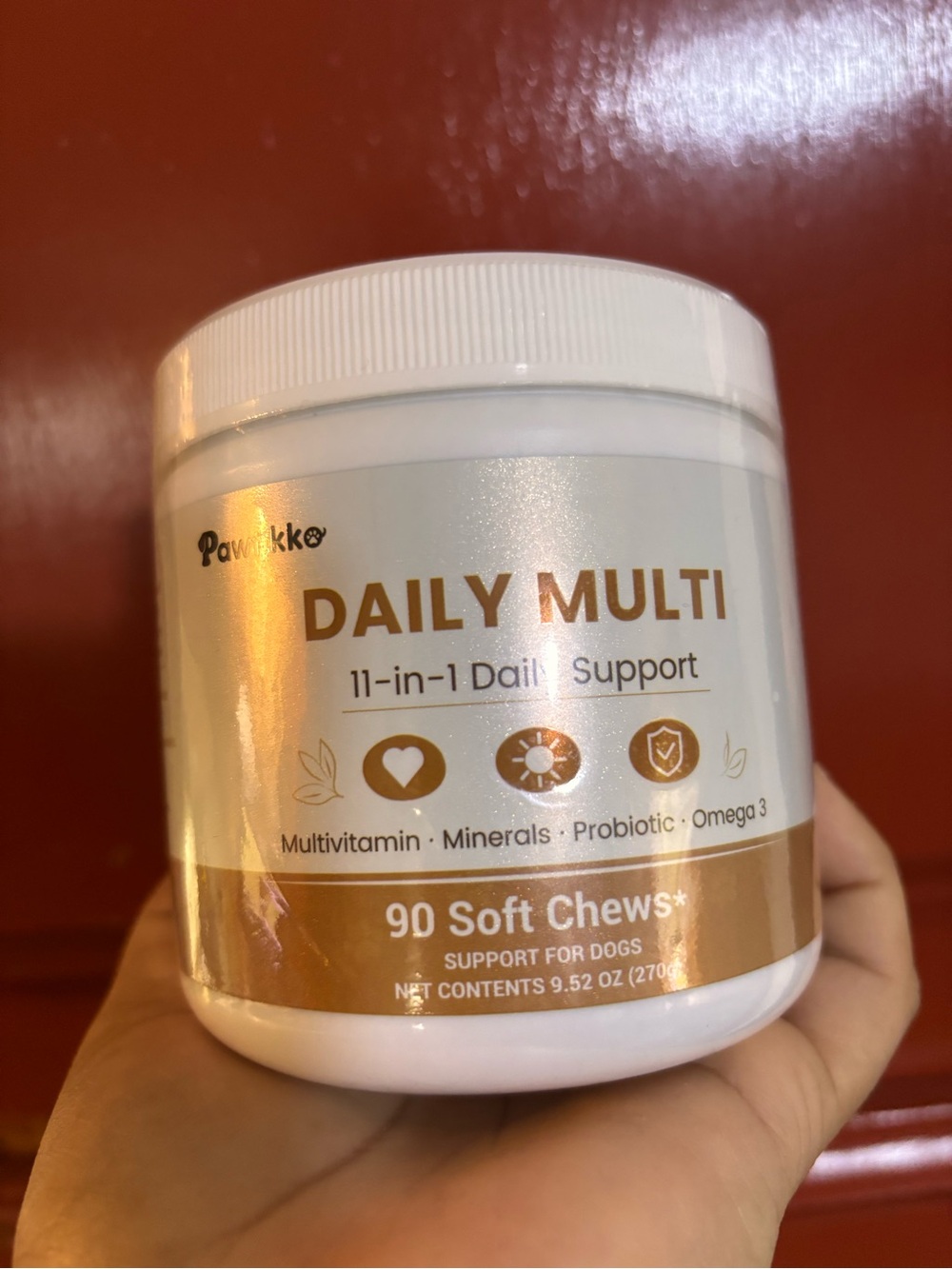 Daily Multi 11-in-1 Daily Support Soft Chews - White/Gold